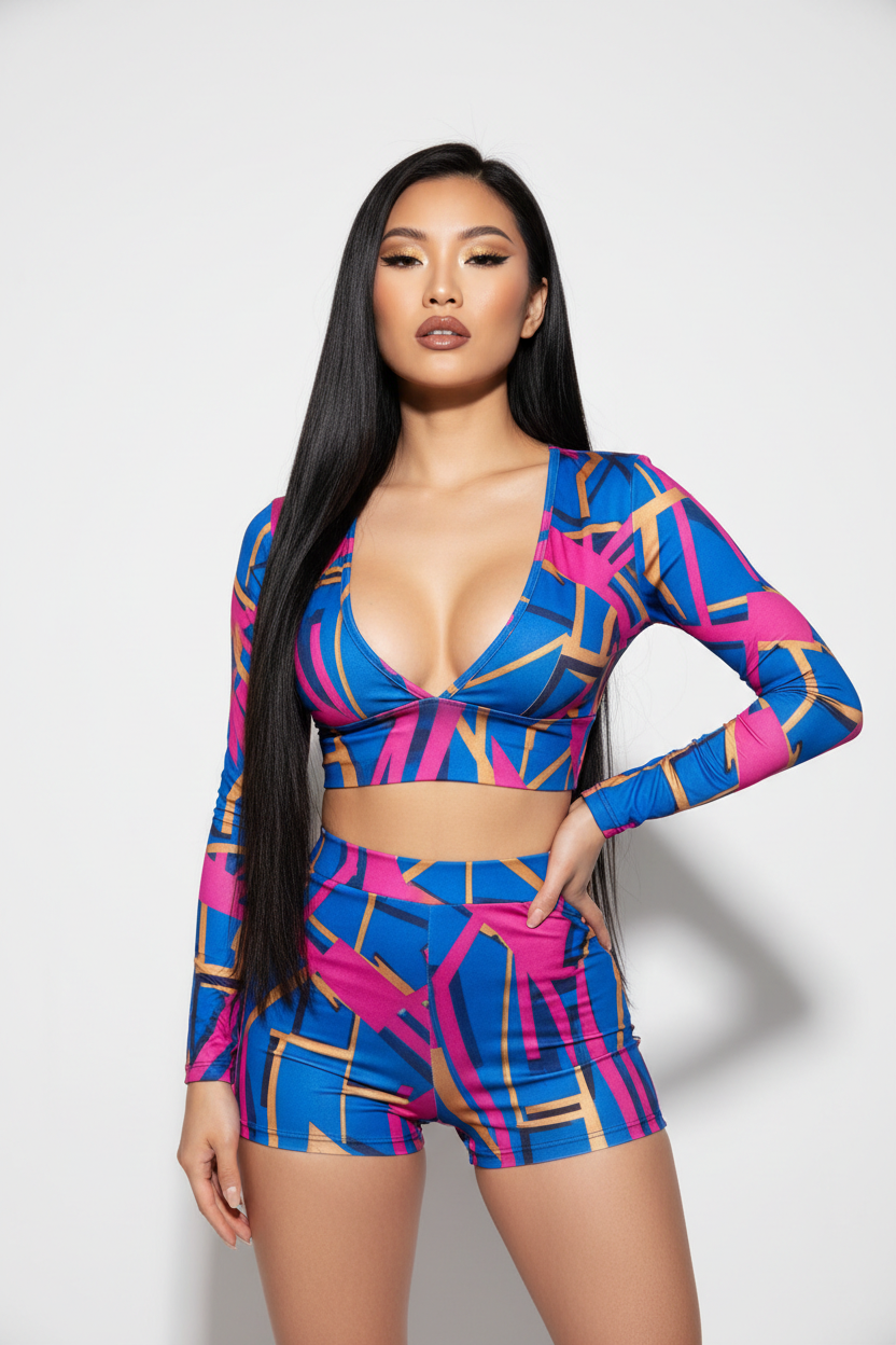 Fashion Nova Asian Model Matching Set