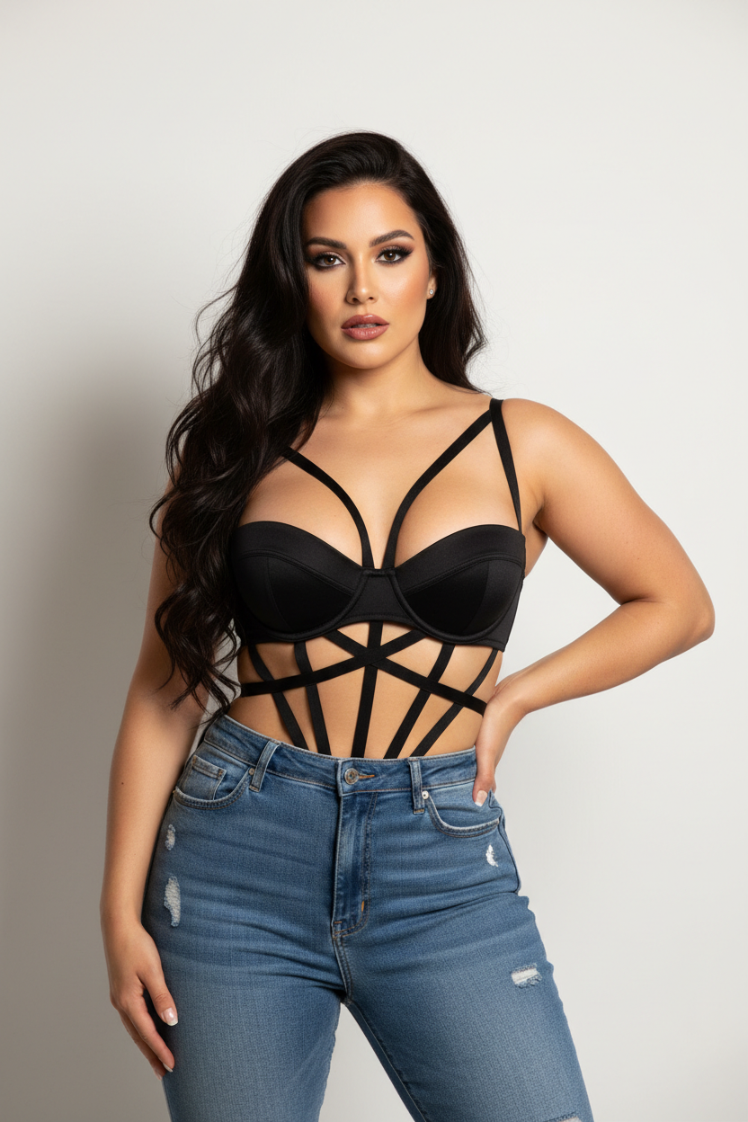 Fashion Nova Sexy Top Native American Model