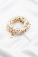 Love Coin Tassel Beaded Bracelet