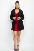 Double-Breasted Solid Coat